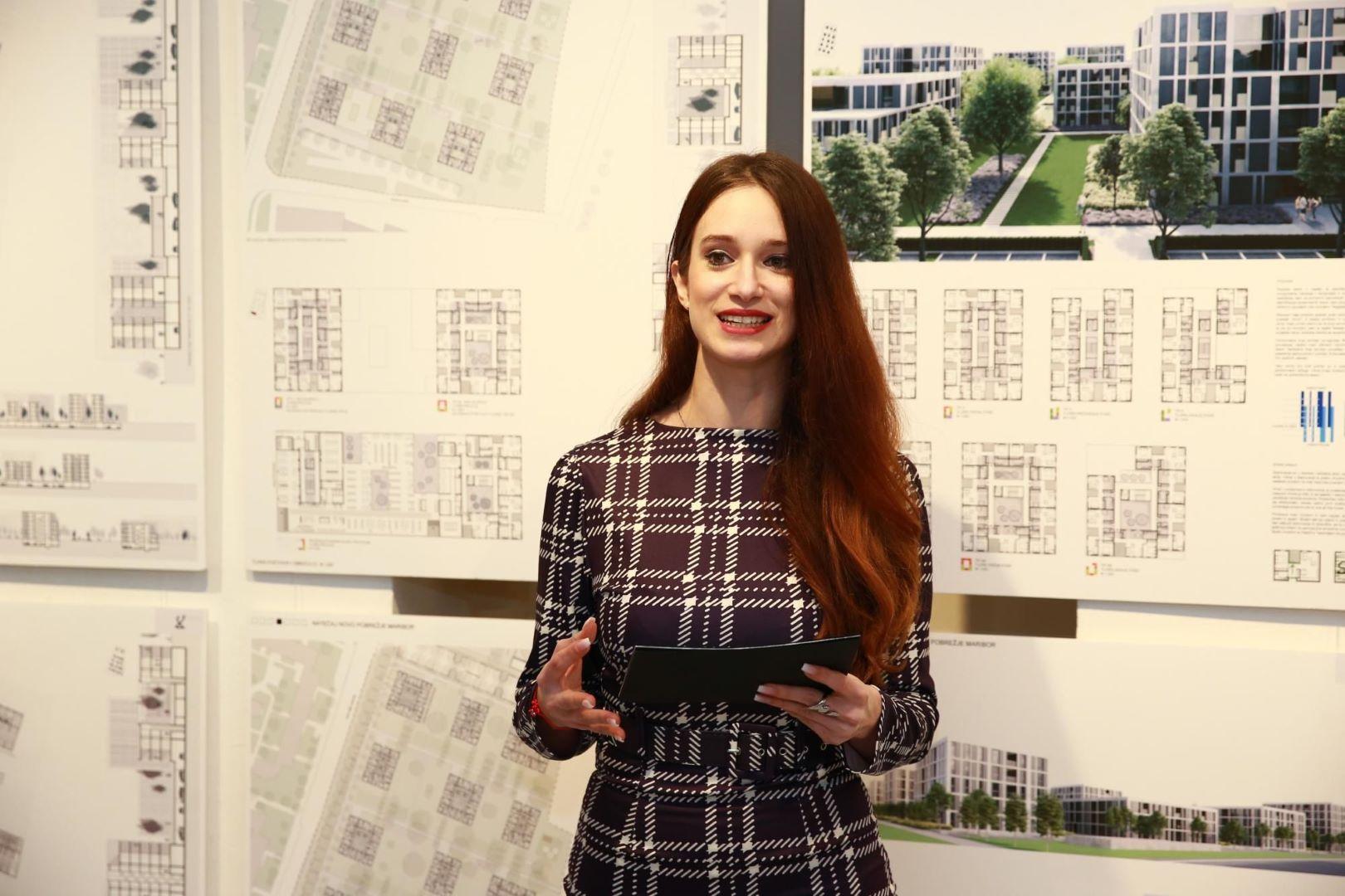 Vodenje odprtja razstave – rešitve za gradnjo soseske Novo Pobrežje Maribor